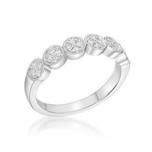 Bead Set Diamond Ring