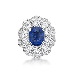 Sapphire Diamond Ring